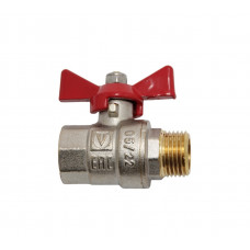 Кран шар. VALTEC 1/2" г/ш баб. (12)