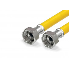 Подводка д/газа желтая 1/2" 1,00м г/г
