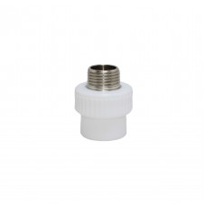 Муфта PP-R комб. (нар.рез.) 20 - 1/2" (40/160шт)