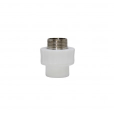 Муфта PP-R комб. (нар.рез.) 20 - 3/4" (20/120шт)