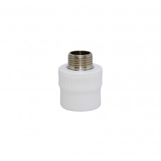 Муфта PP-R комб. (нар.рез.) 25 - 1/2" (40/160шт)