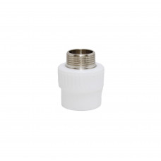 Муфта PP-R комб. (нар.рез.) 25 - 3/4" (20/120шт)