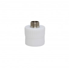 Муфта PP-R комб. (нар.рез.) 32 - 1/2" (15/90шт)